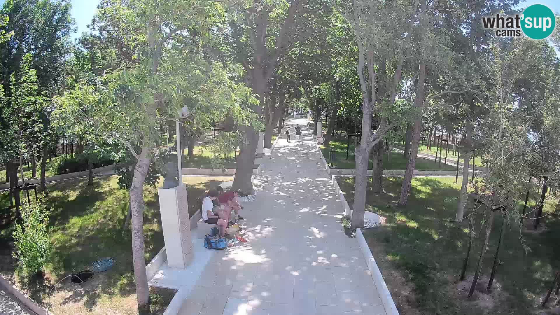 Writers’ Park Webcam Senj – Live by the Sea