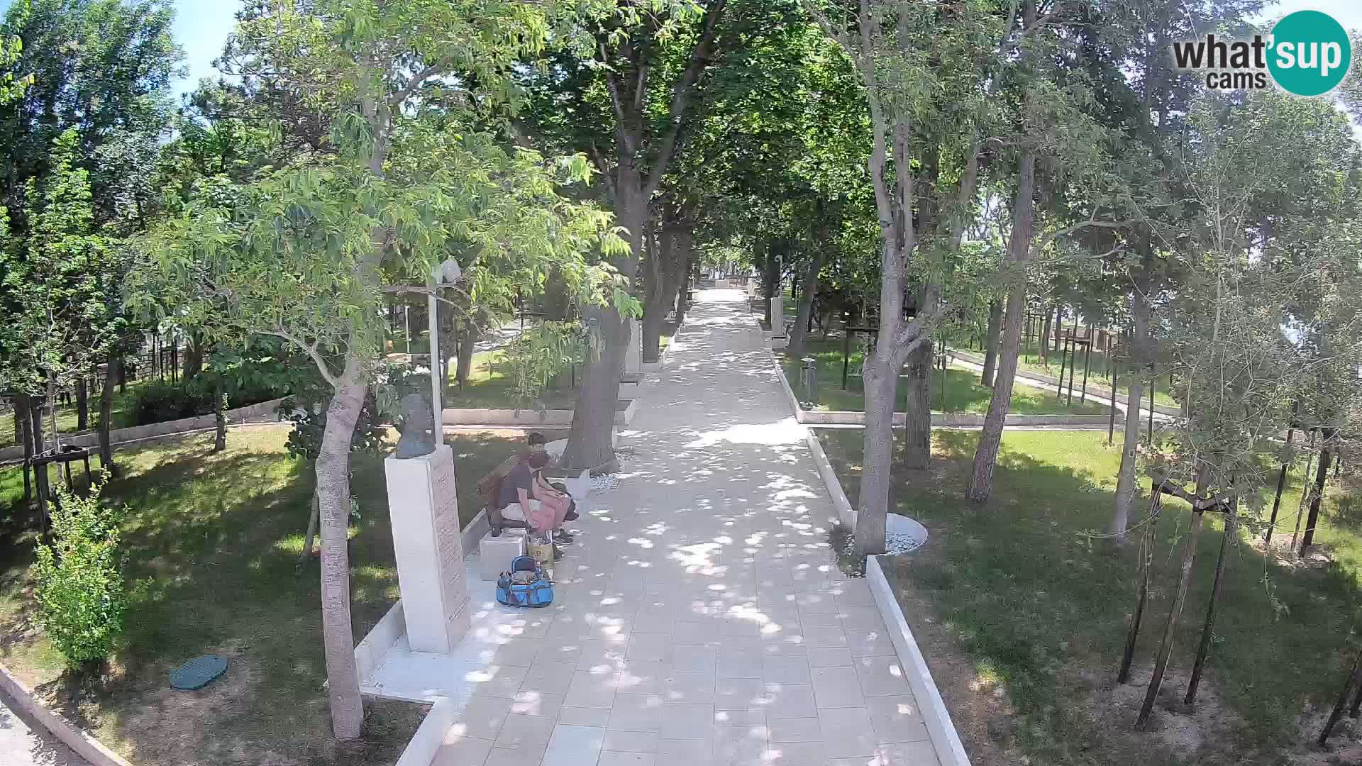 Writers’ Park Webcam Senj – Live by the Sea