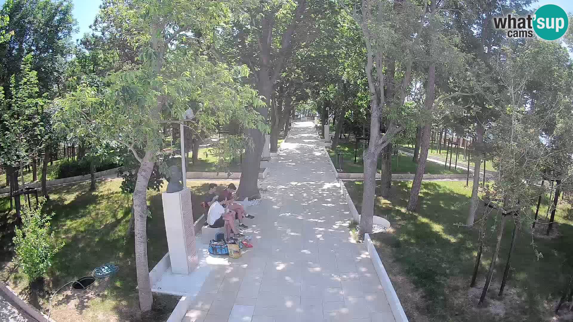 Writers’ Park Webcam Senj – Live by the Sea