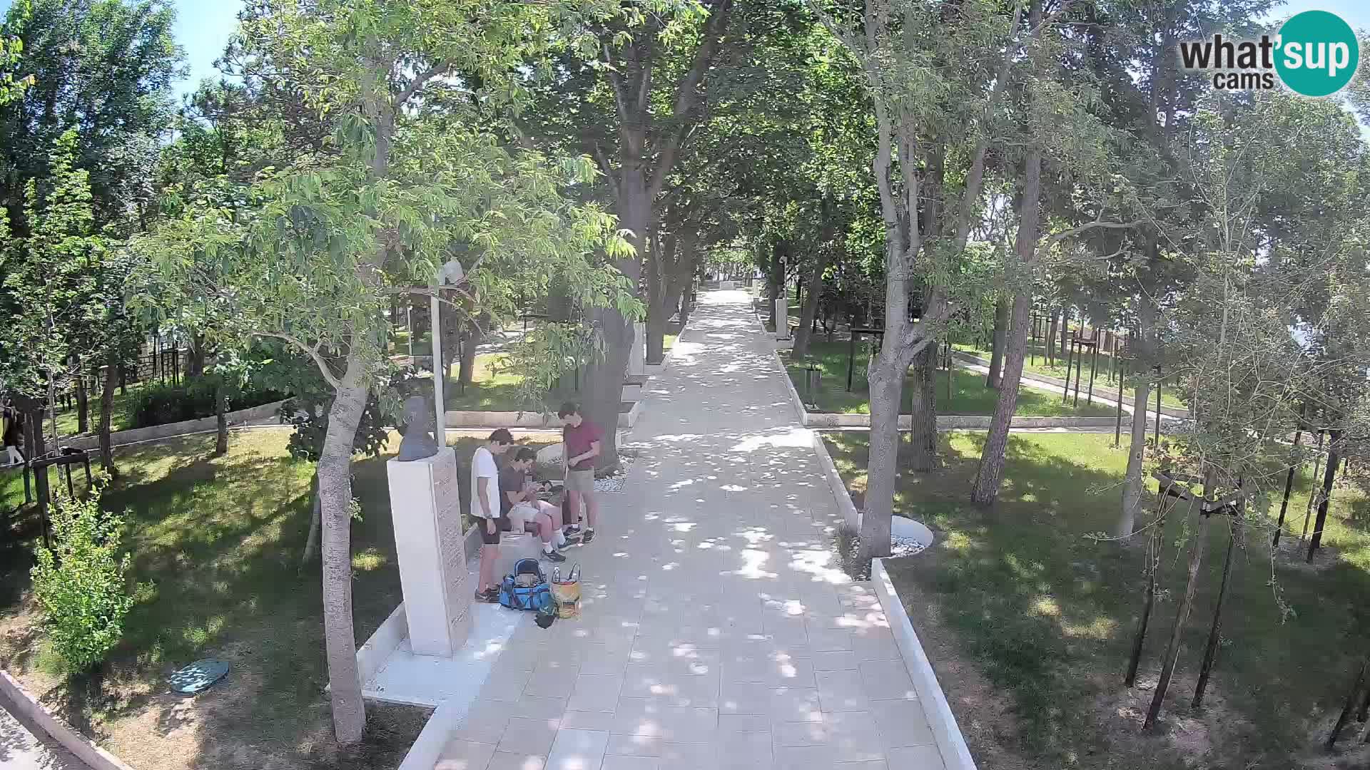 Writers’ Park Webcam Senj – Live by the Sea
