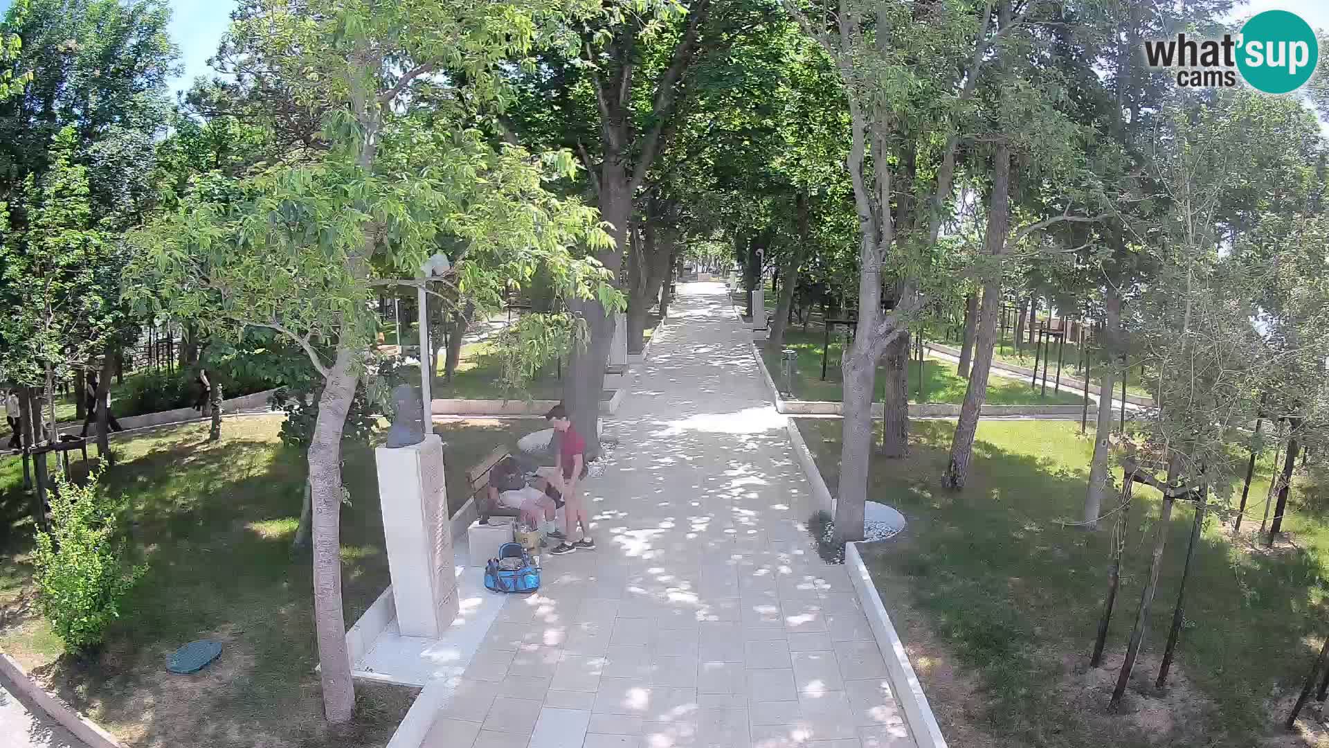 Writers’ Park Webcam Senj – Live by the Sea