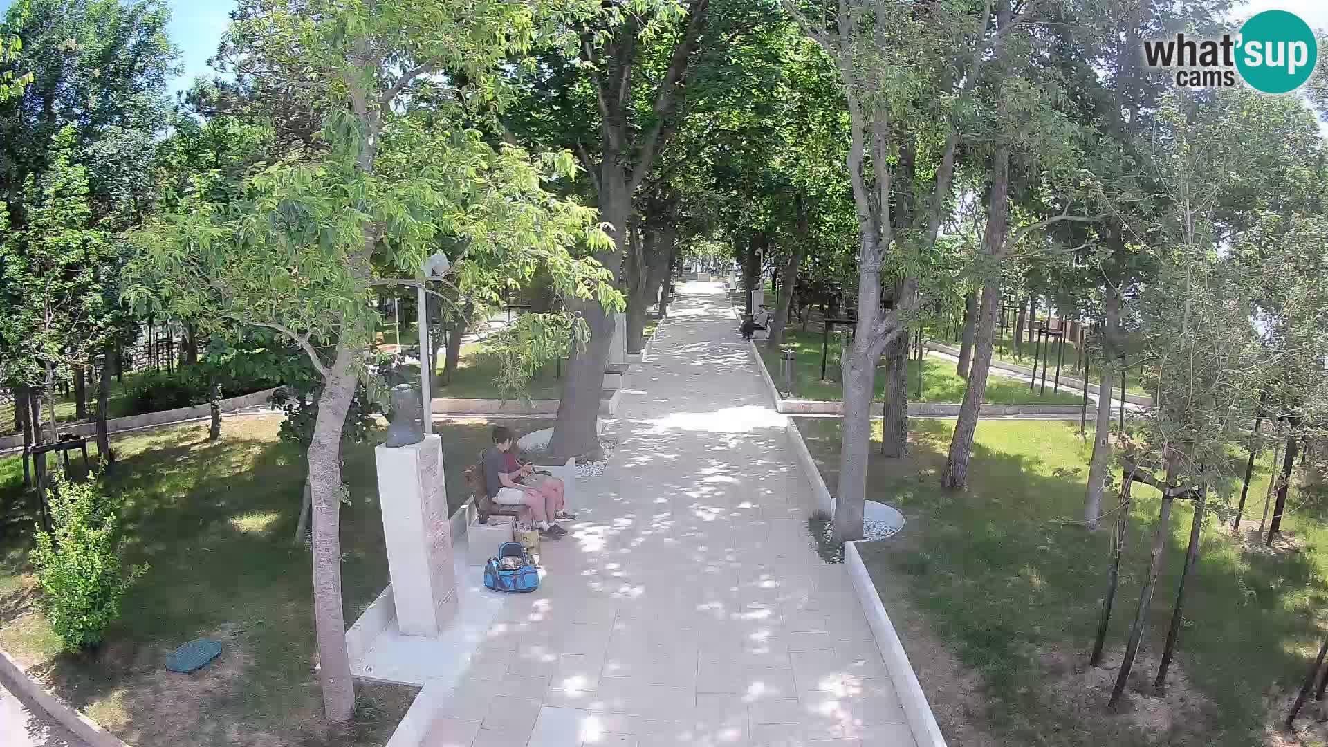 Writers’ Park Webcam Senj – Live by the Sea