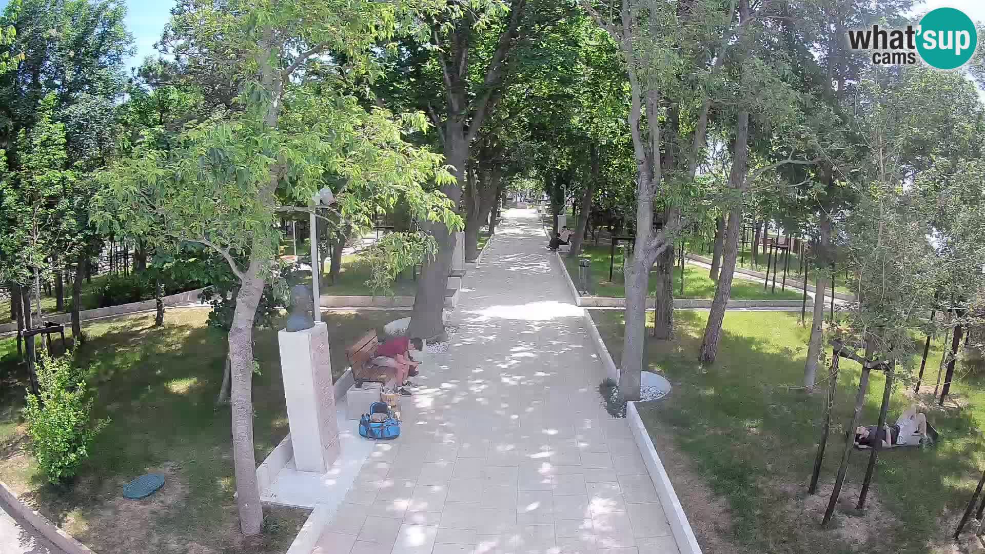 Webcam Schriftstellerpark Senj – Live am Meer