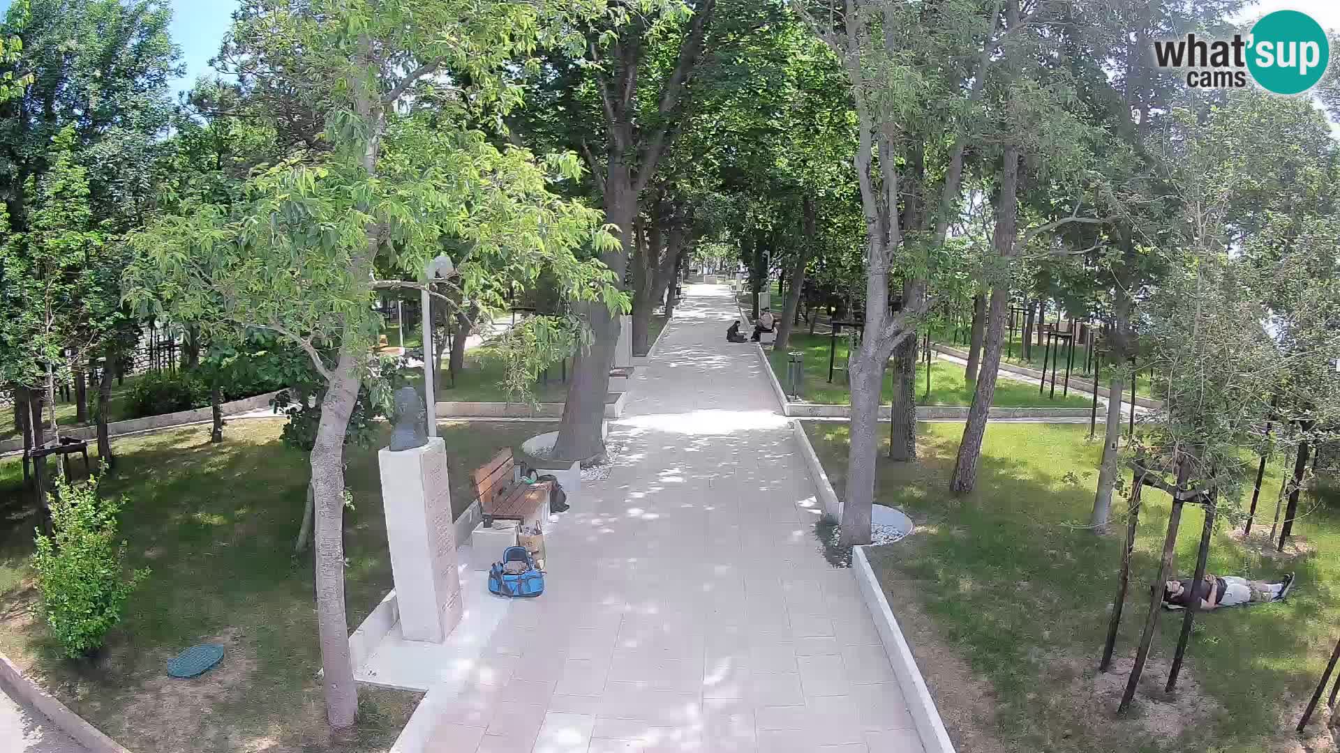 Writers’ Park Webcam Senj – Live by the Sea