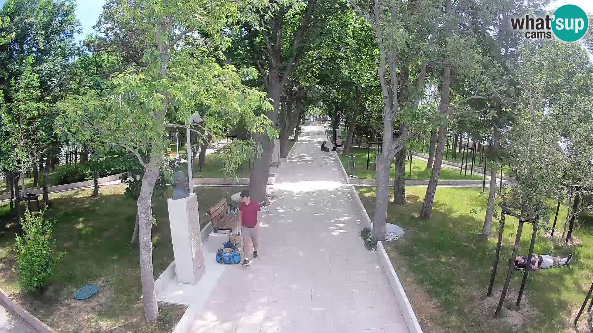 Writers’ Park Webcam Senj – Live by the Sea