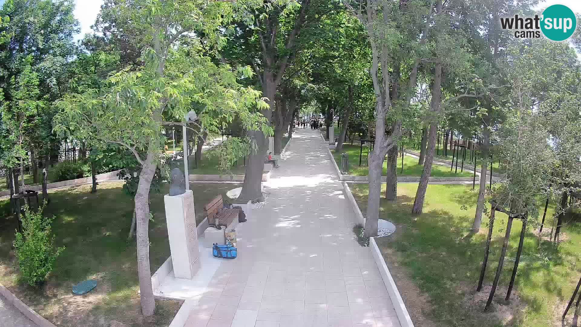 Writers’ Park Webcam Senj – Live by the Sea