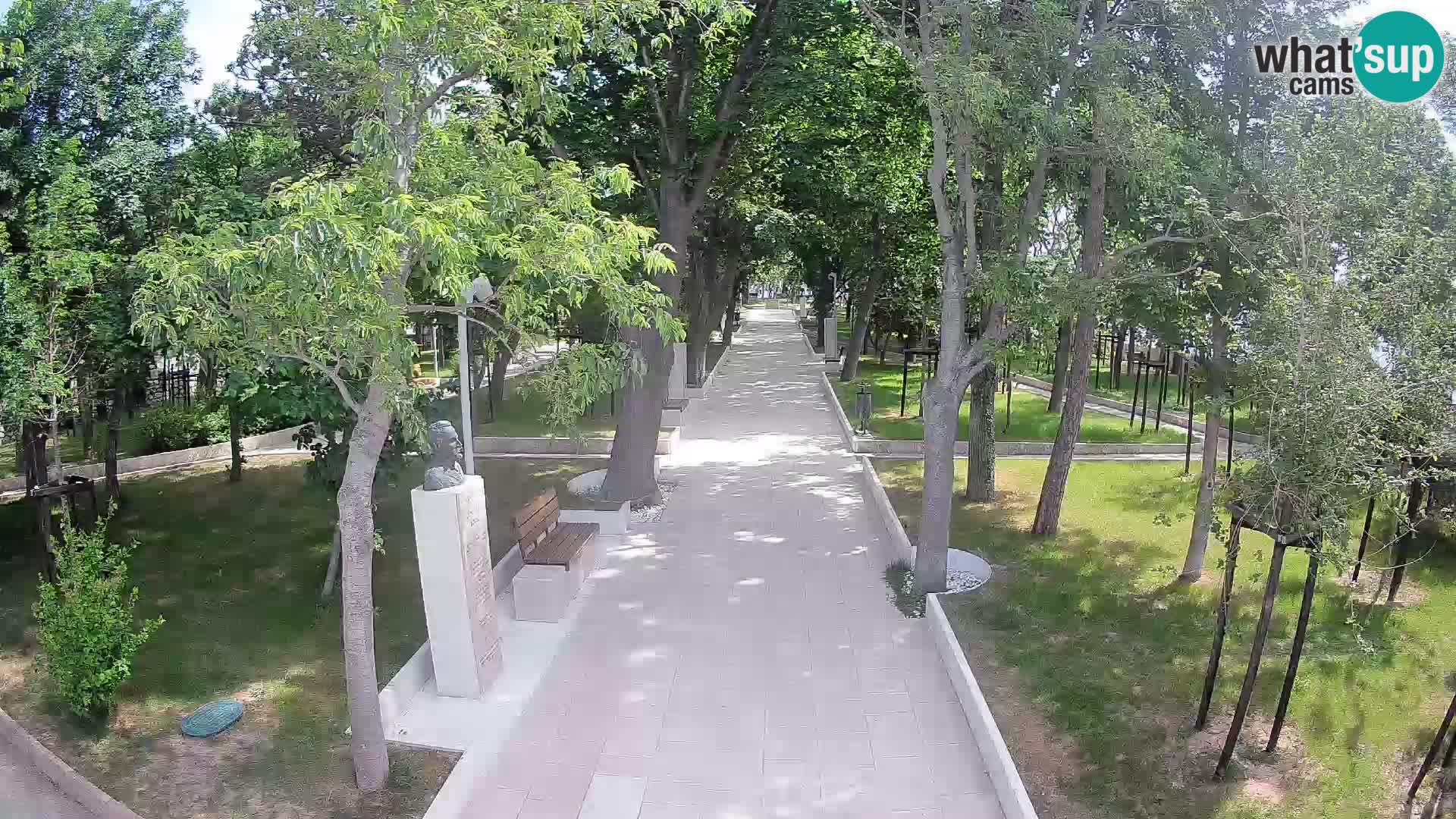 Writers’ Park Webcam Senj – Live by the Sea