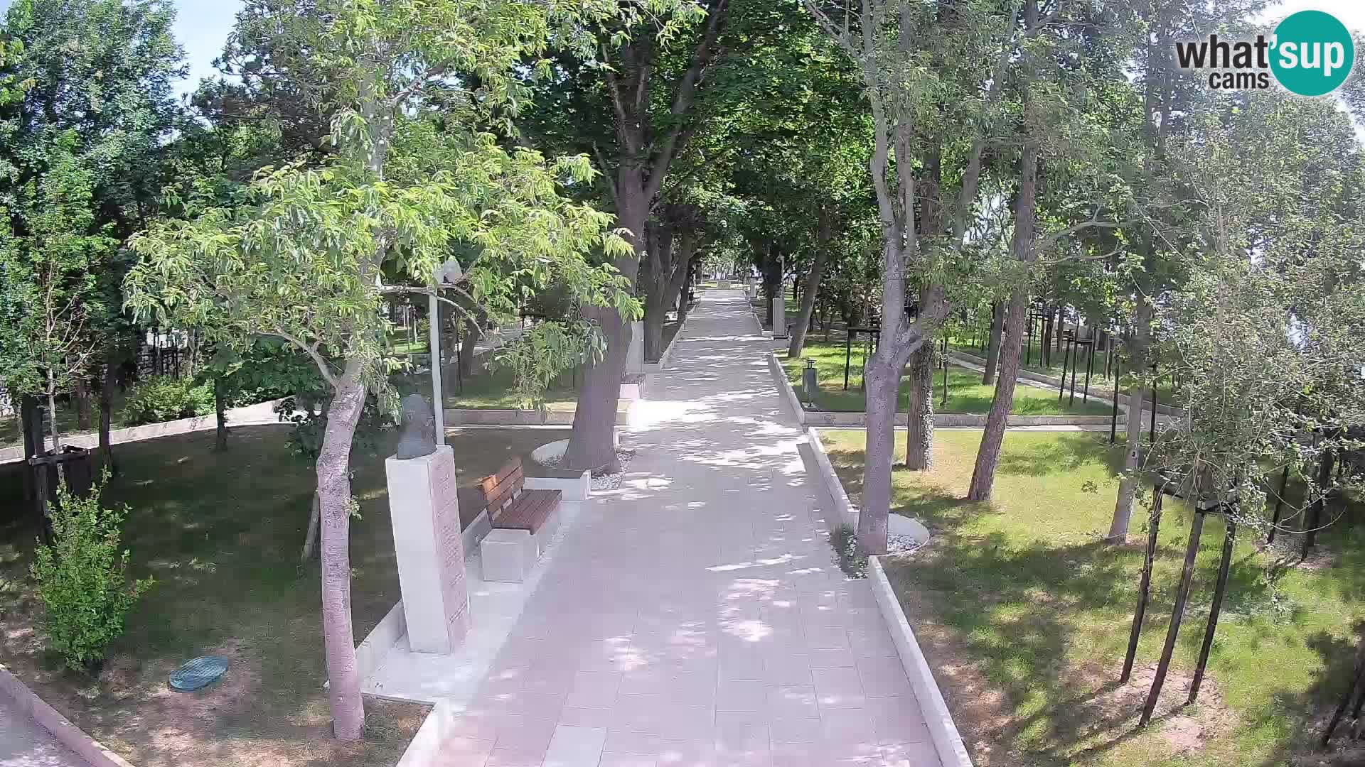 Writers’ Park Webcam Senj – Live by the Sea