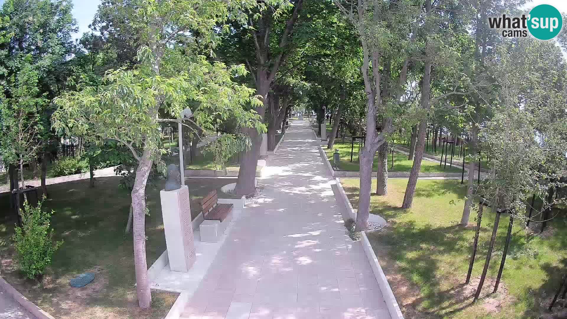Writers’ Park Webcam Senj – Live by the Sea