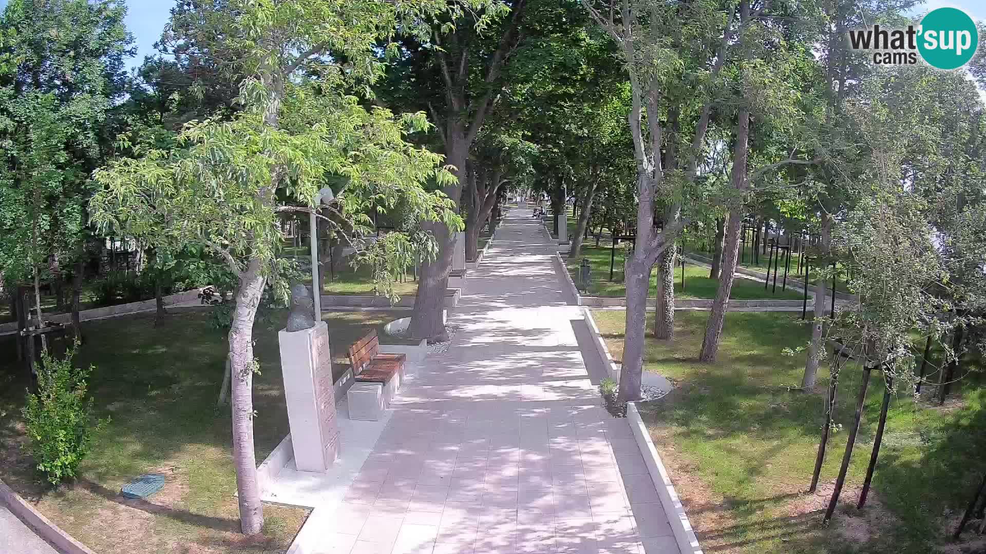 Writers’ Park Webcam Senj – Live by the Sea
