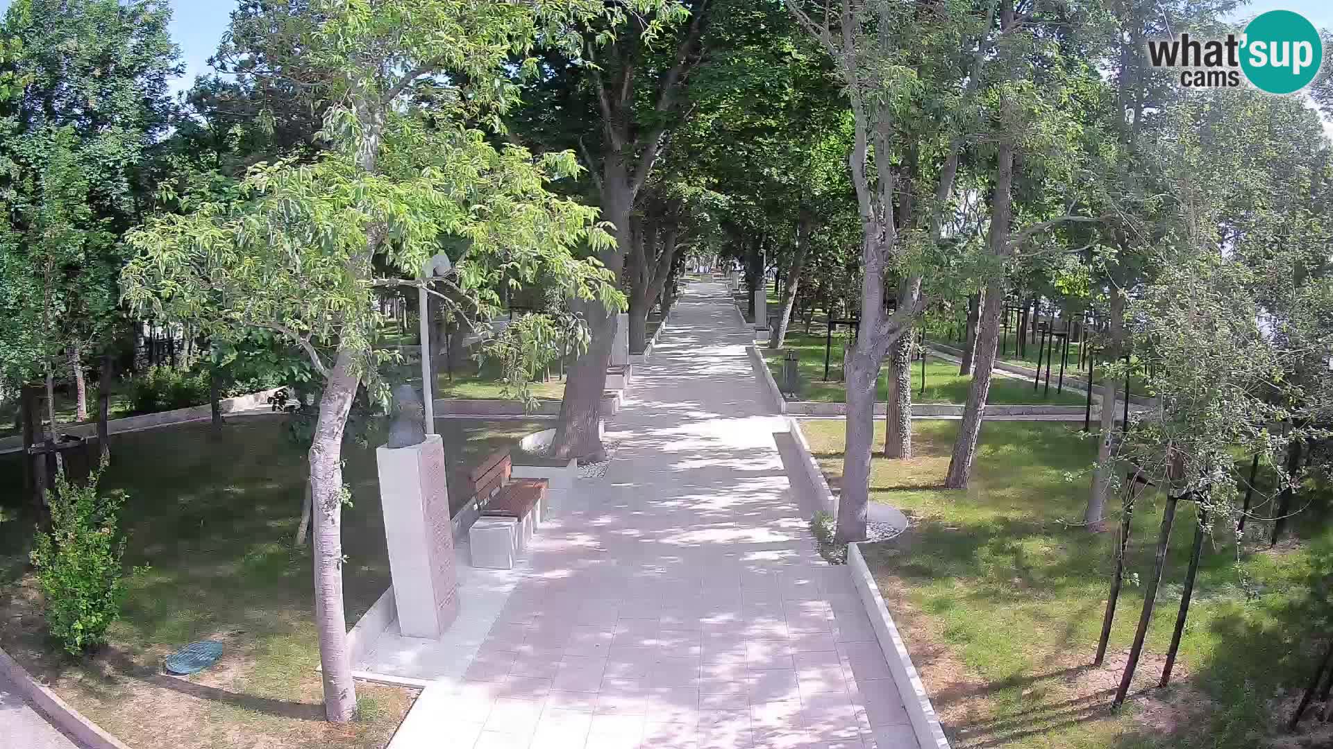 Writers’ Park Webcam Senj – Live by the Sea