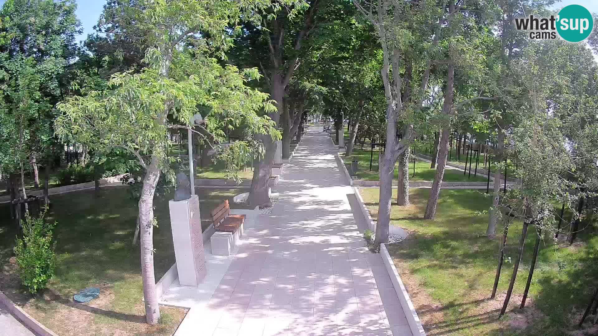 Writers’ Park Webcam Senj – Live by the Sea