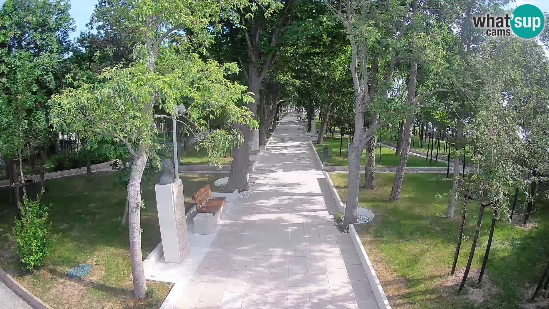 Writers’ Park Webcam Senj – Live by the Sea