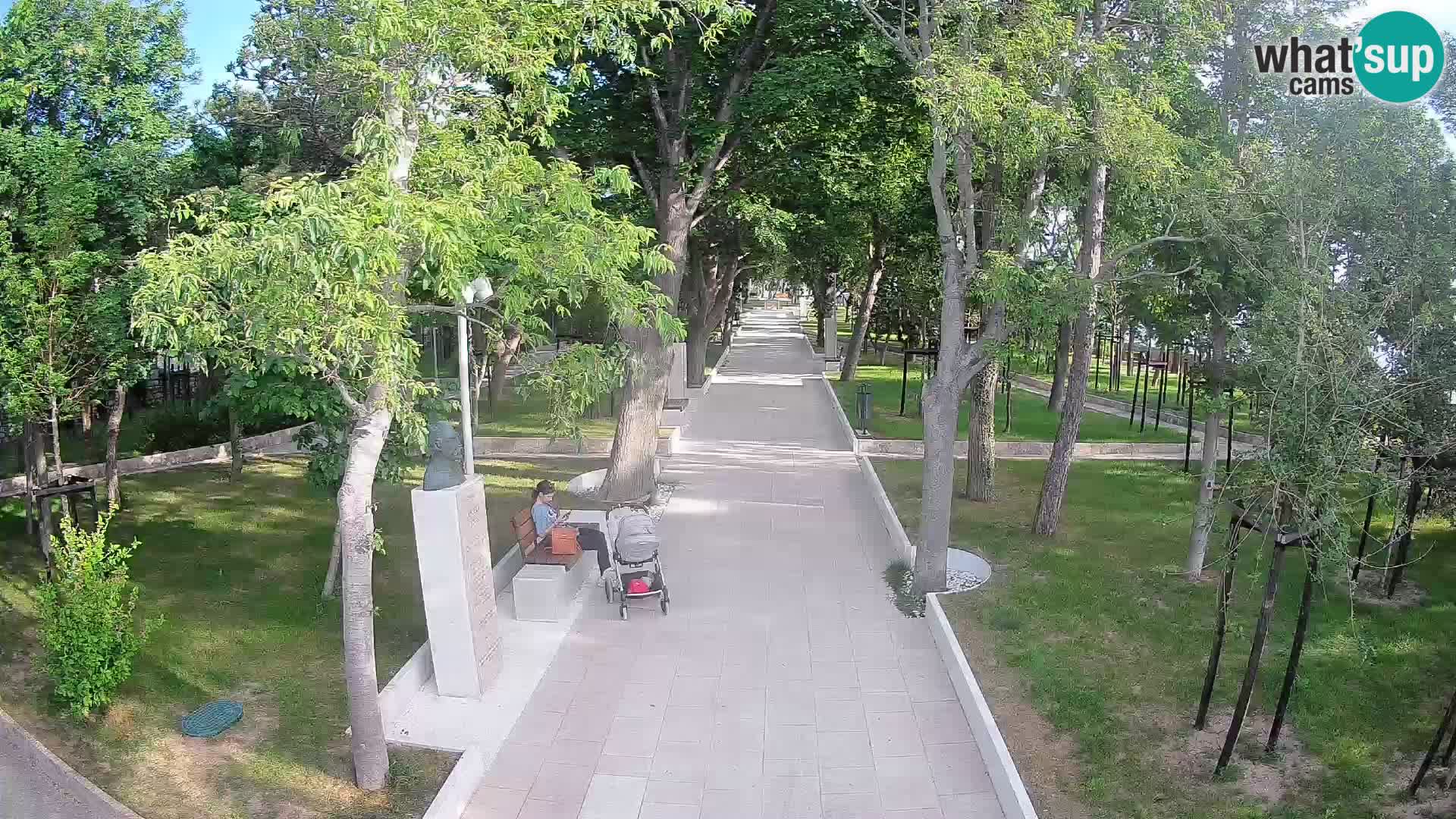 Writers’ Park Webcam Senj – Live by the Sea