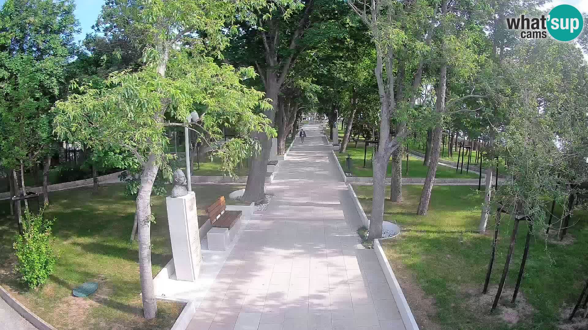 Writers’ Park Webcam Senj – Live by the Sea