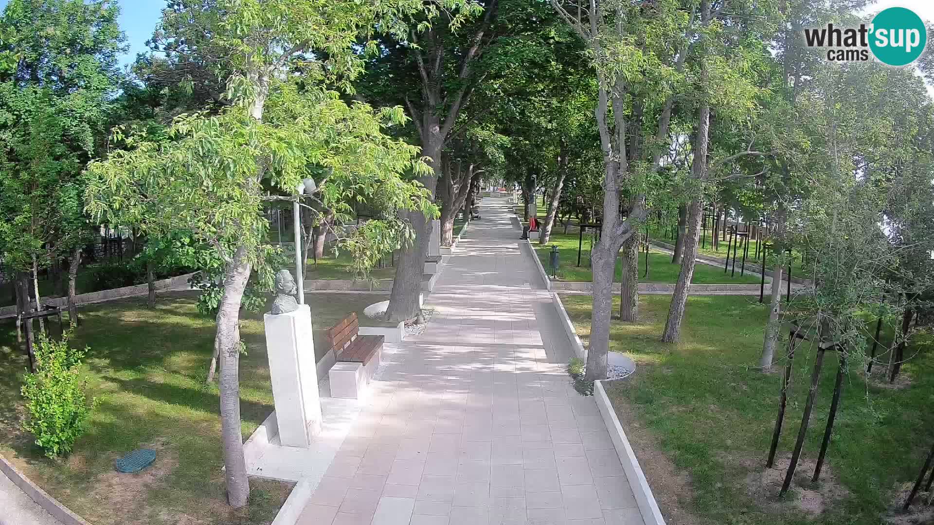 Writers’ Park Webcam Senj – Live by the Sea