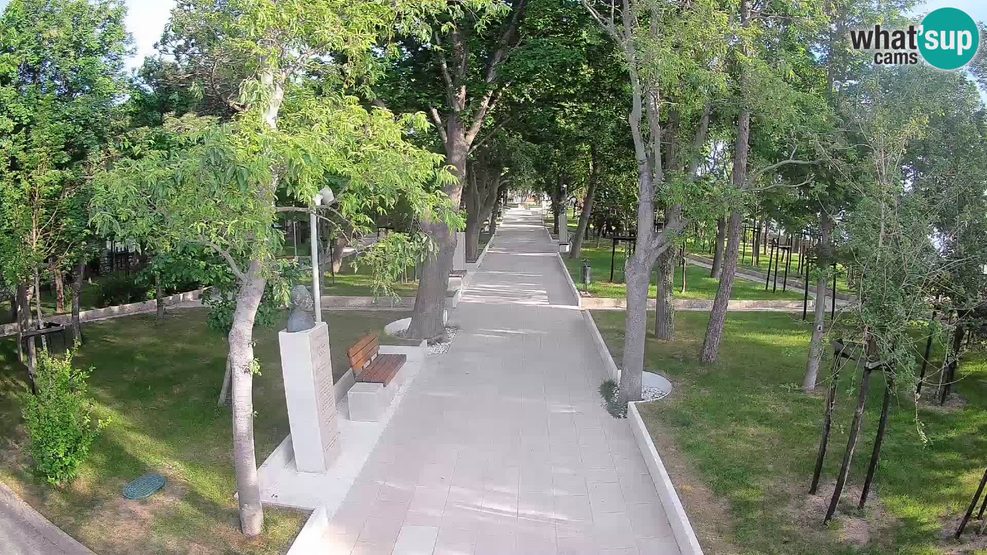 Writers’ Park Webcam Senj – Live by the Sea