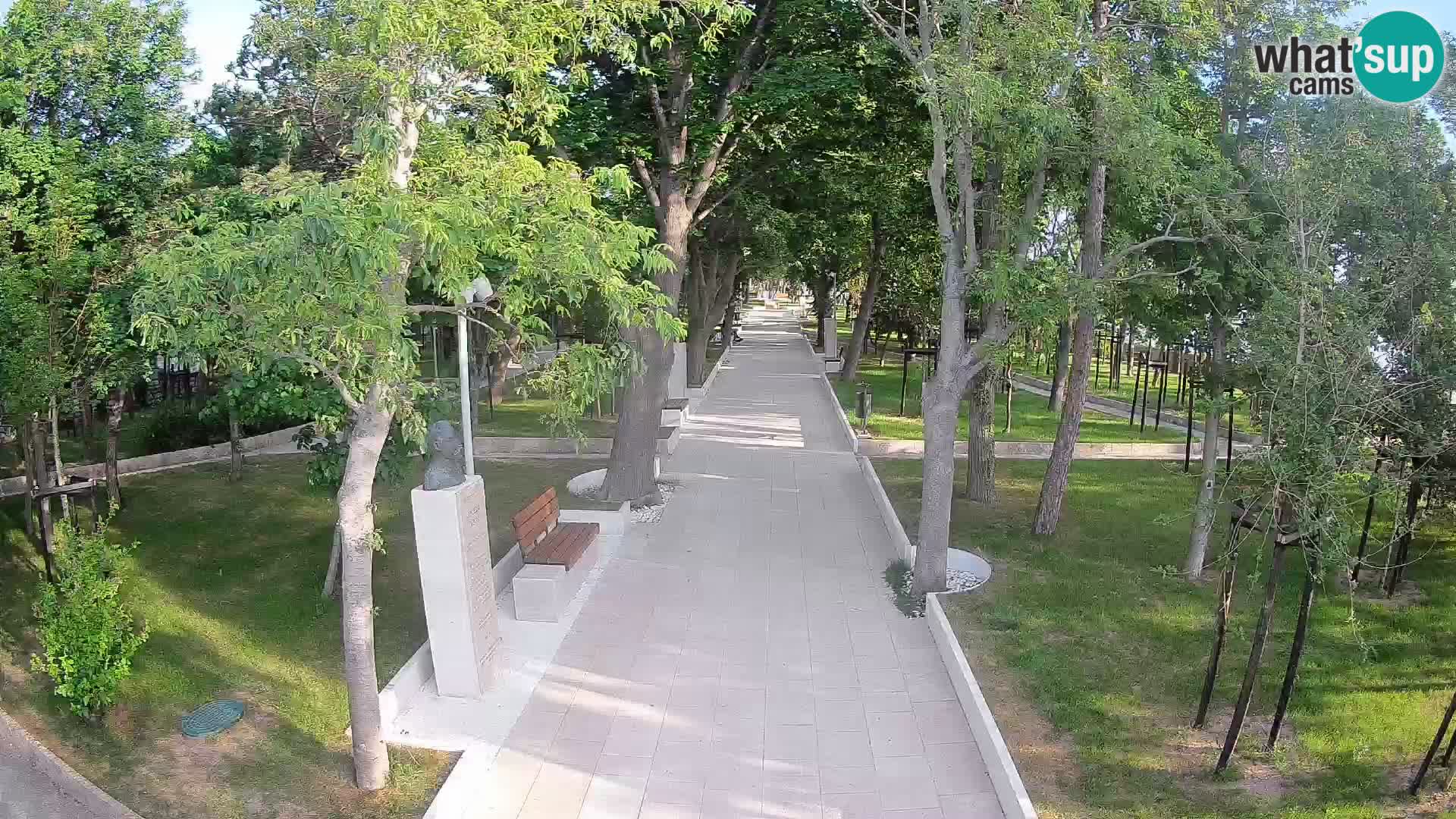 Writers’ Park Webcam Senj – Live by the Sea