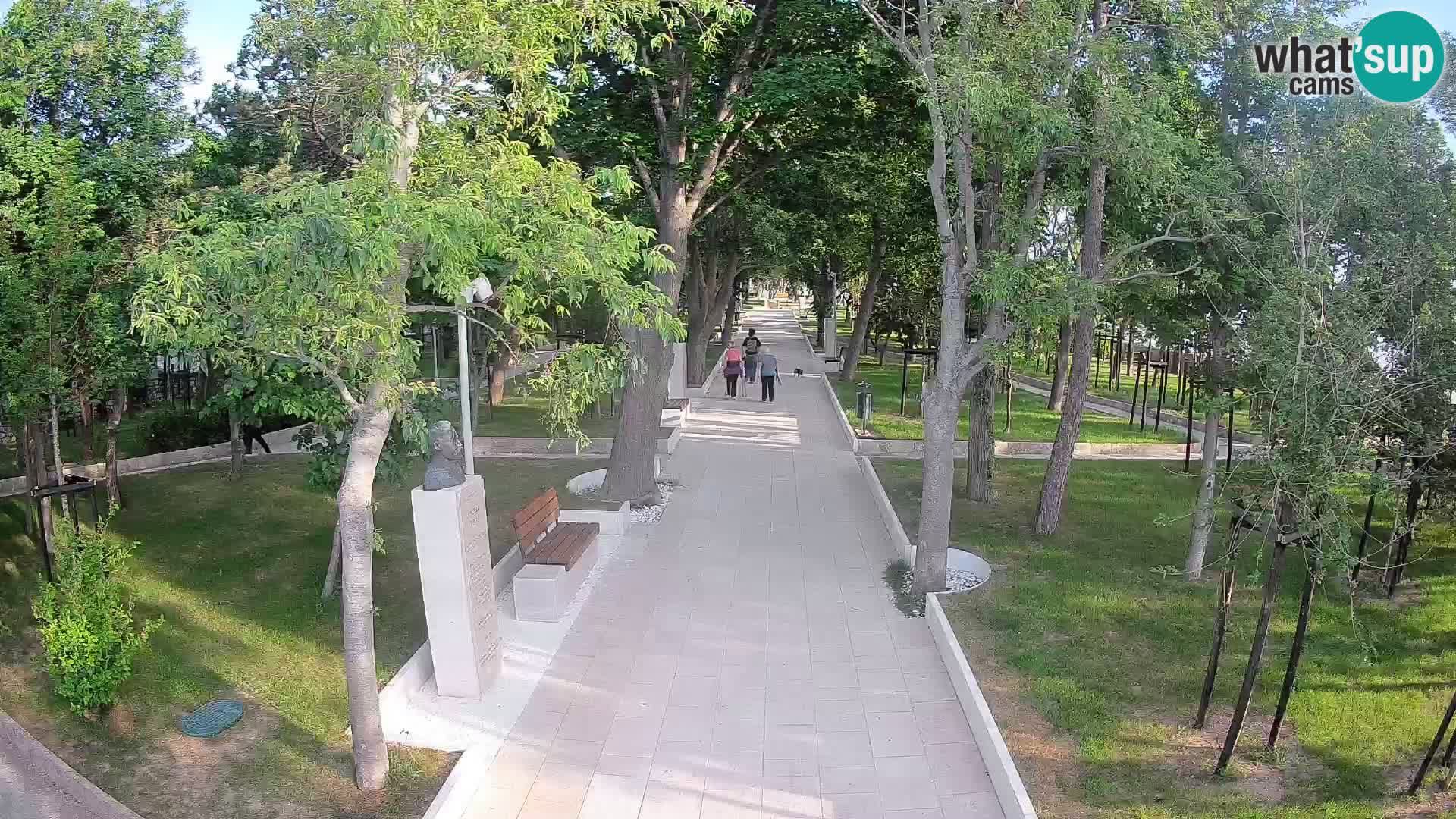 Writers’ Park Webcam Senj – Live by the Sea