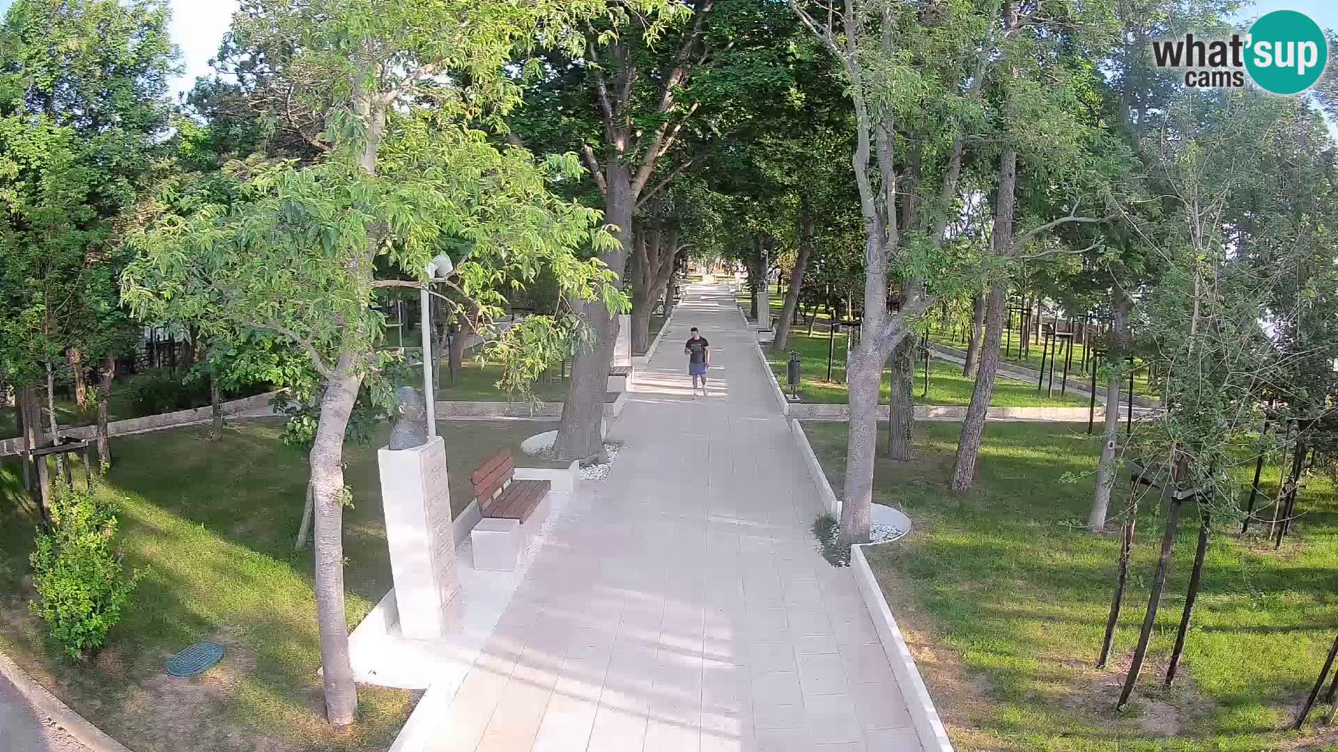Writers’ Park Webcam Senj – Live by the Sea