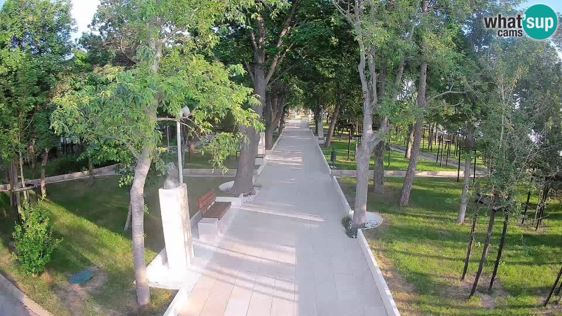 Writers’ Park Webcam Senj – Live by the Sea