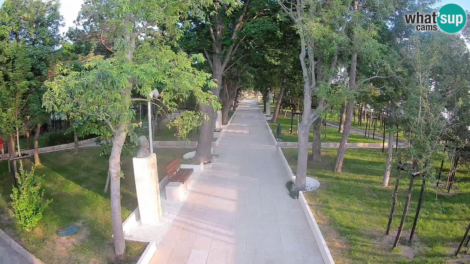 Writers’ Park Webcam Senj – Live by the Sea