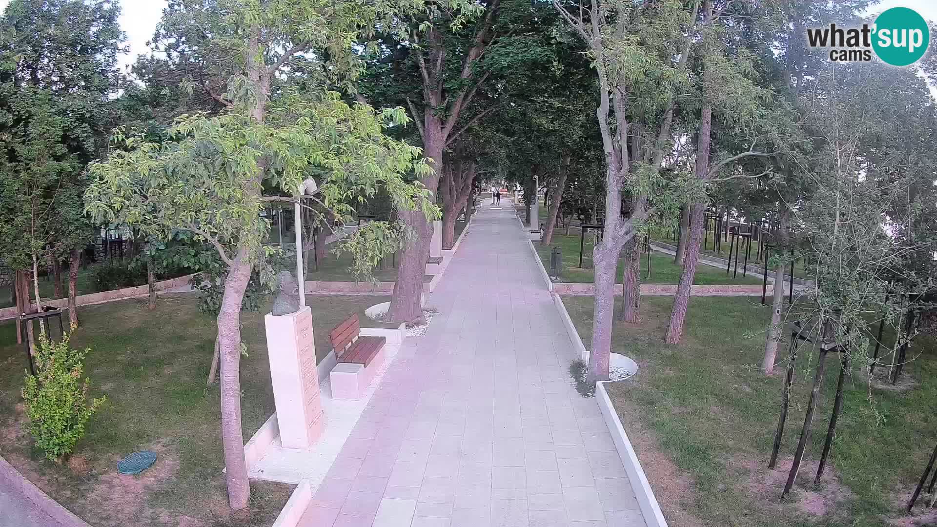 Webcam Schriftstellerpark Senj – Live am Meer