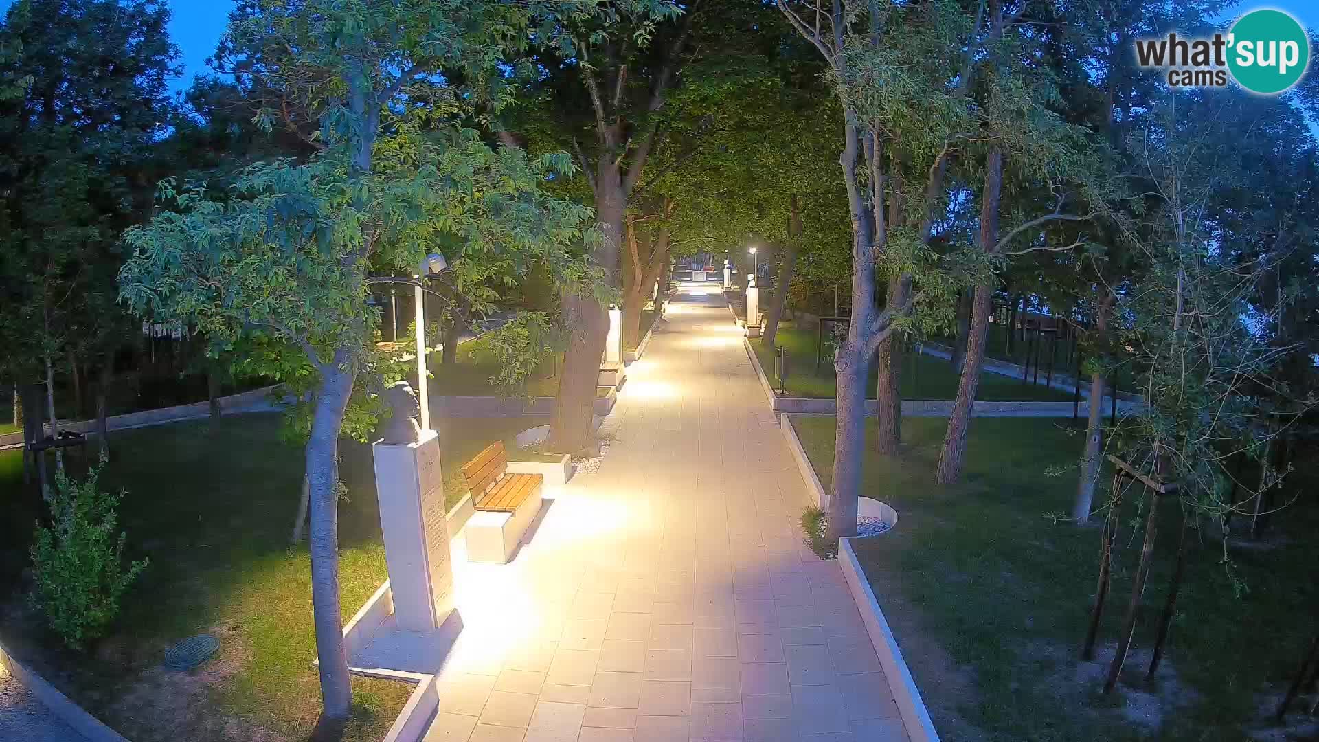 Writers’ Park Webcam Senj – Live by the Sea