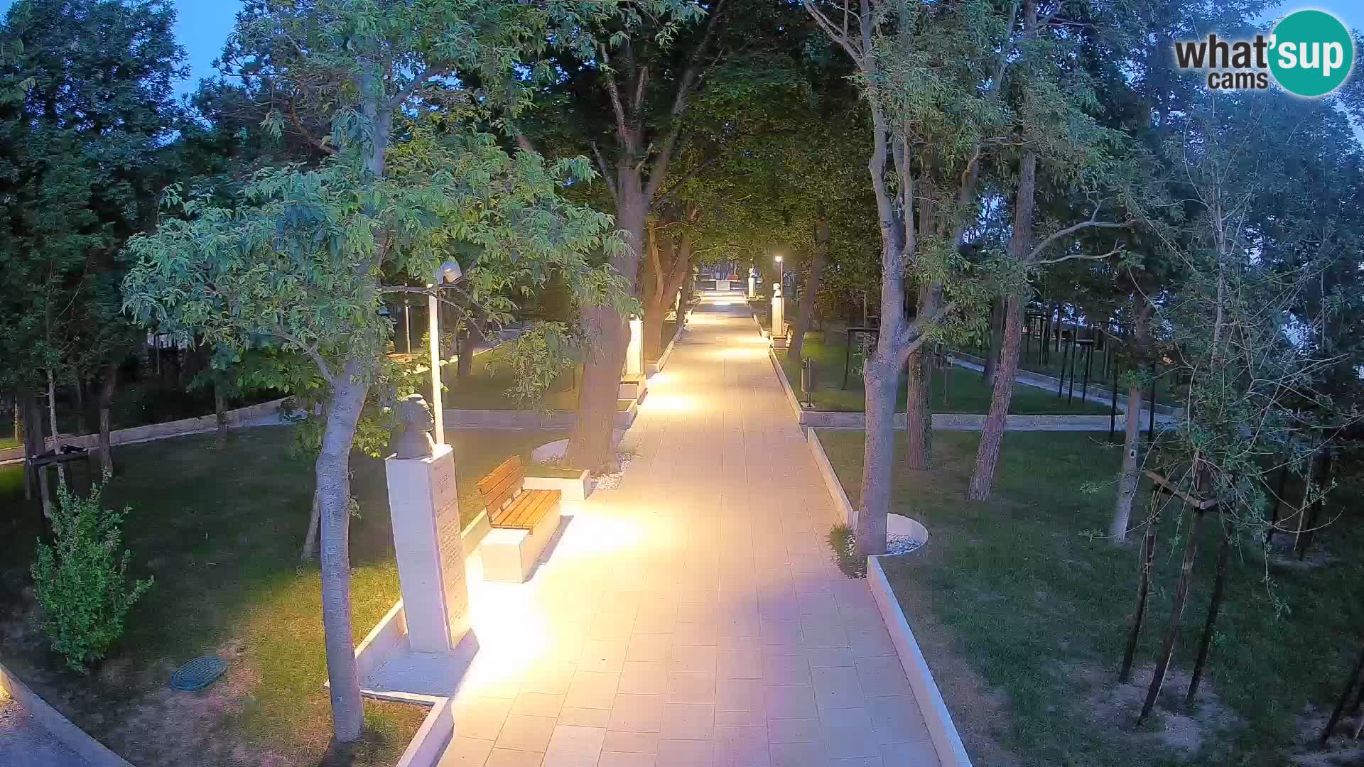 Writers’ Park Webcam Senj – Live by the Sea