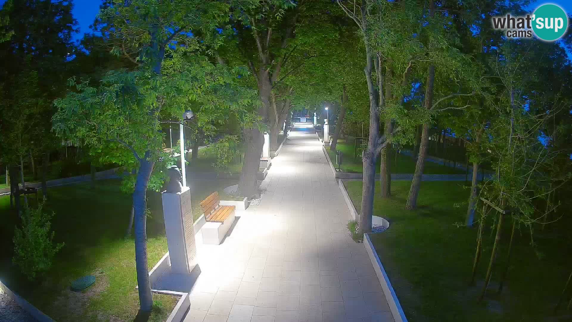 Writers’ Park Webcam Senj – Live by the Sea