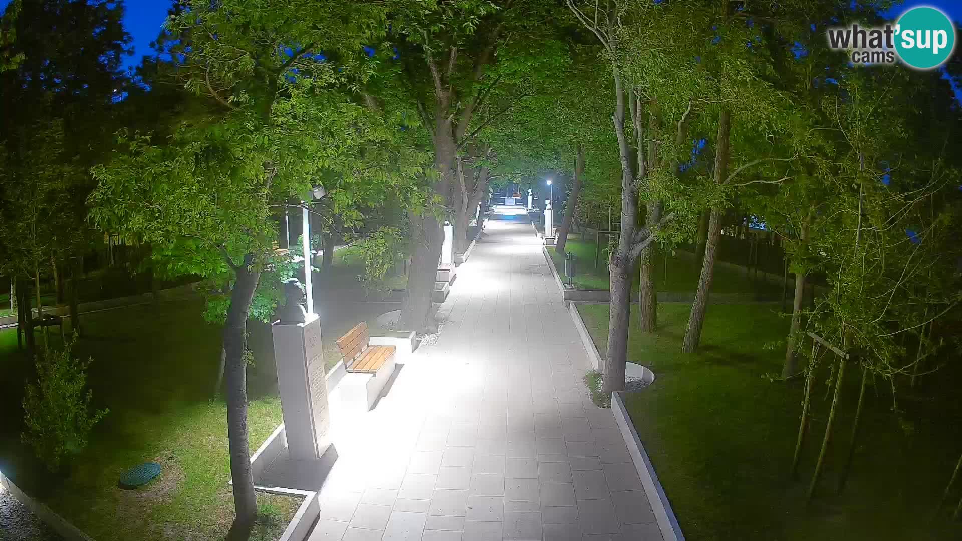 Writers’ Park Webcam Senj – Live by the Sea