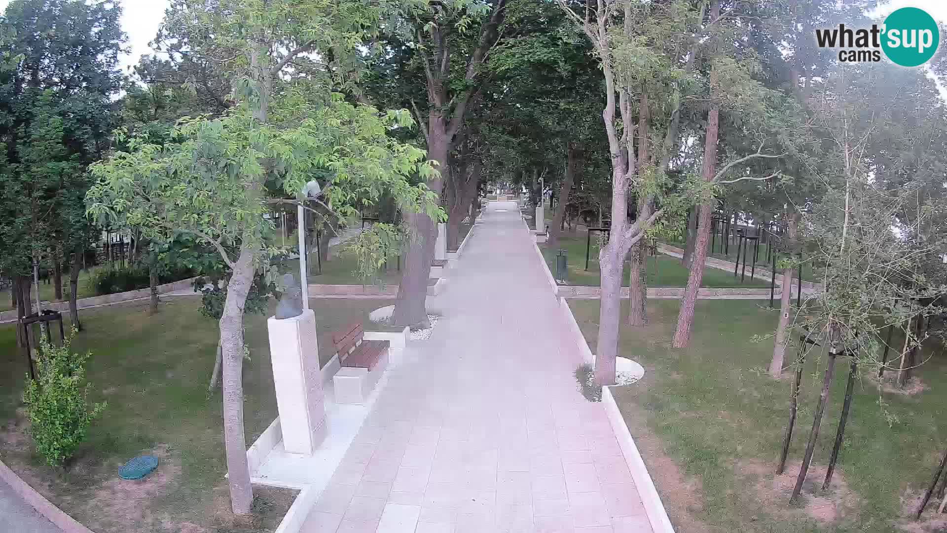Writers’ Park Webcam Senj – Live by the Sea