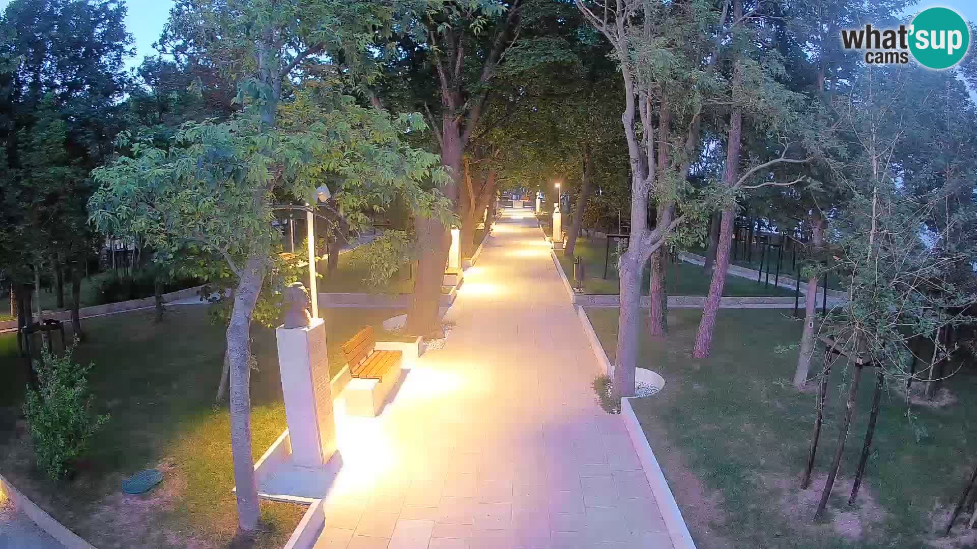 Writers’ Park Webcam Senj – Live by the Sea