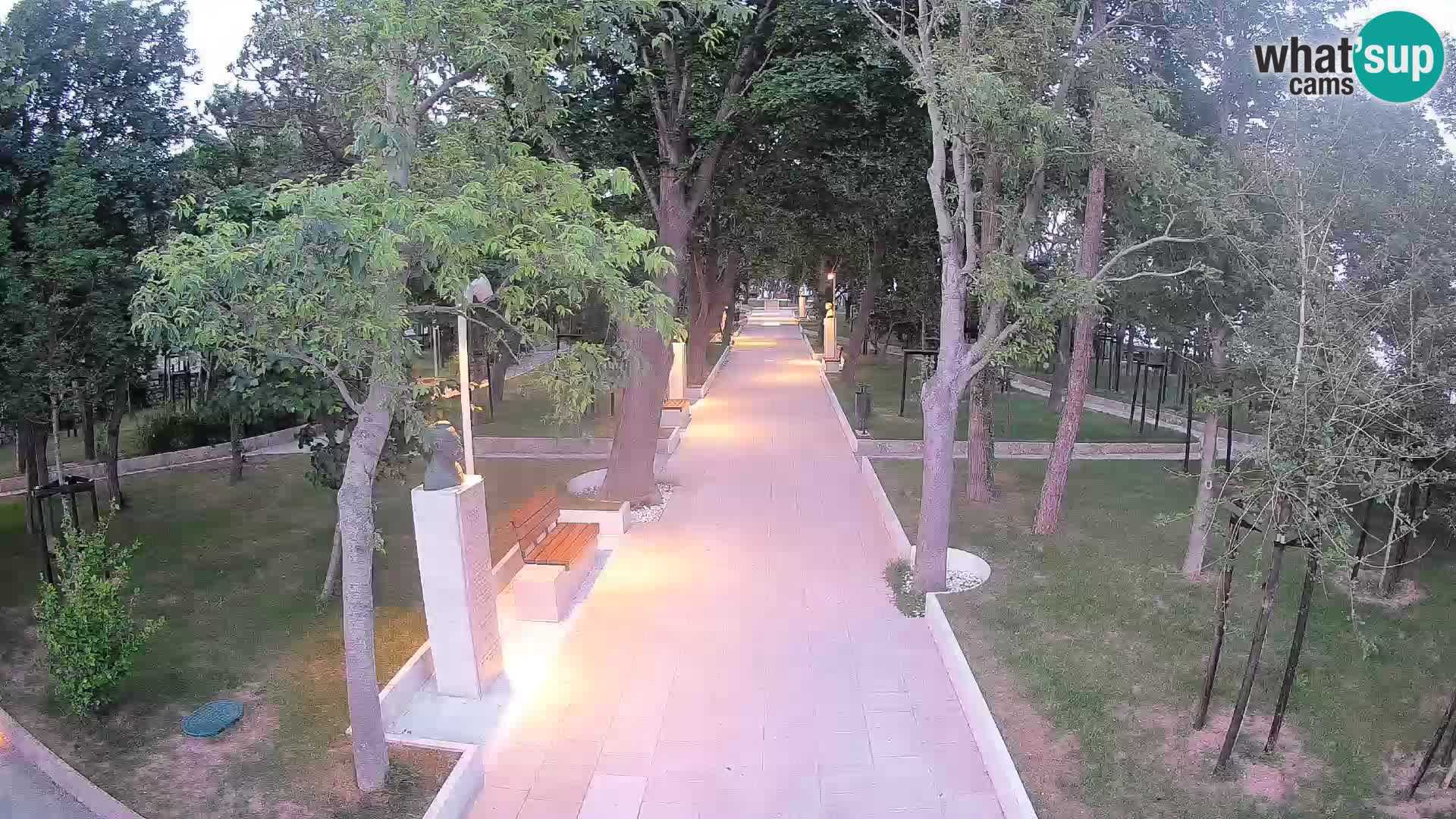 Webcam Schriftstellerpark Senj – Live am Meer