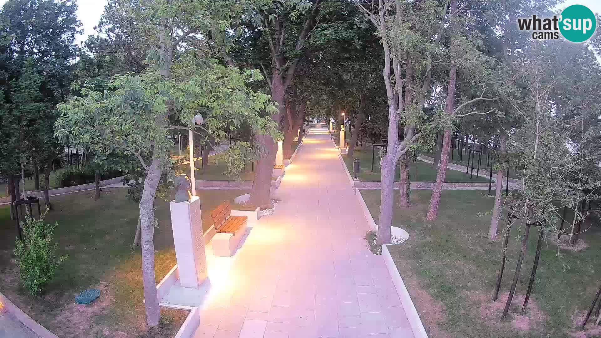 Writers’ Park Webcam Senj – Live by the Sea