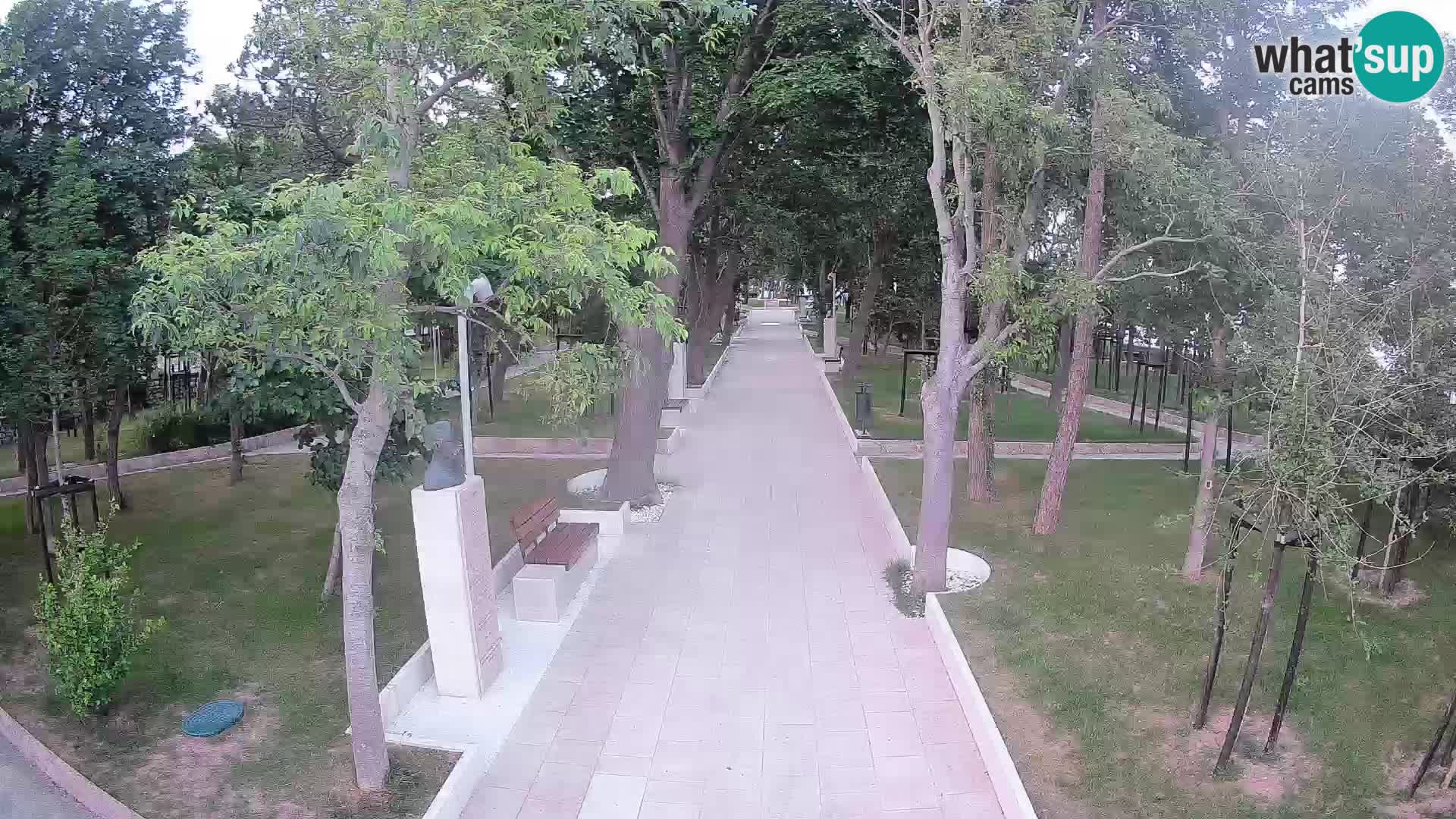Writers’ Park Webcam Senj – Live by the Sea