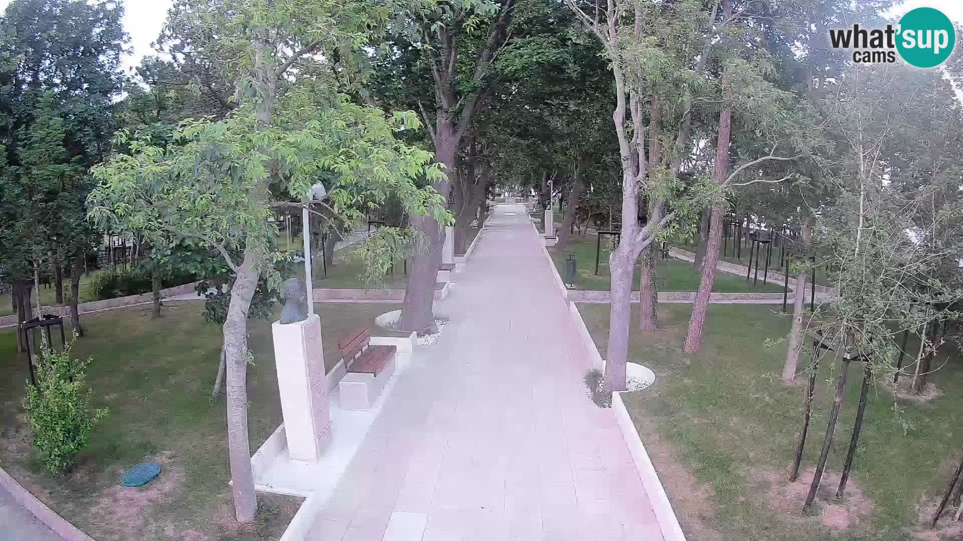 Writers’ Park Webcam Senj – Live by the Sea