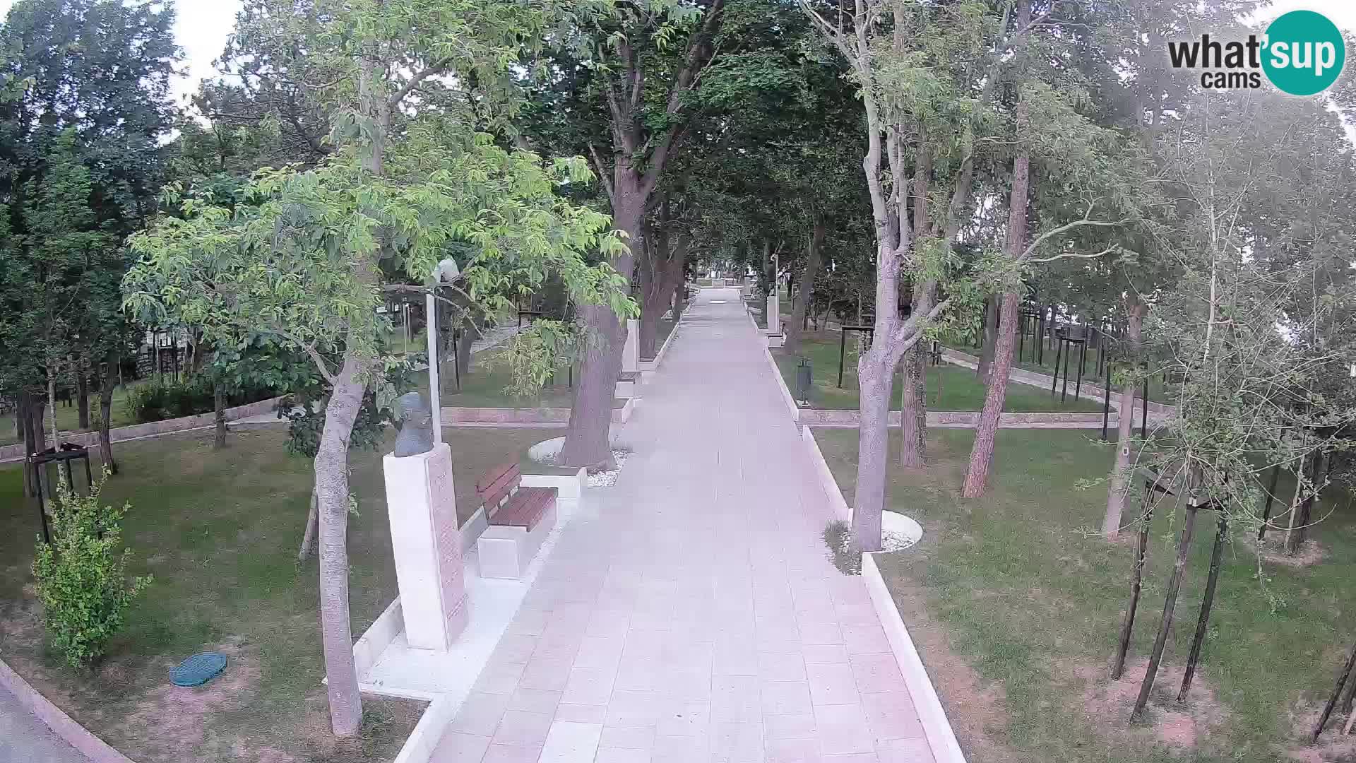 Writers’ Park Webcam Senj – Live by the Sea