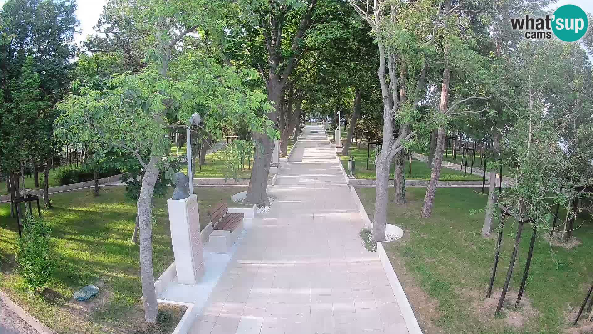 Writers’ Park Webcam Senj – Live by the Sea