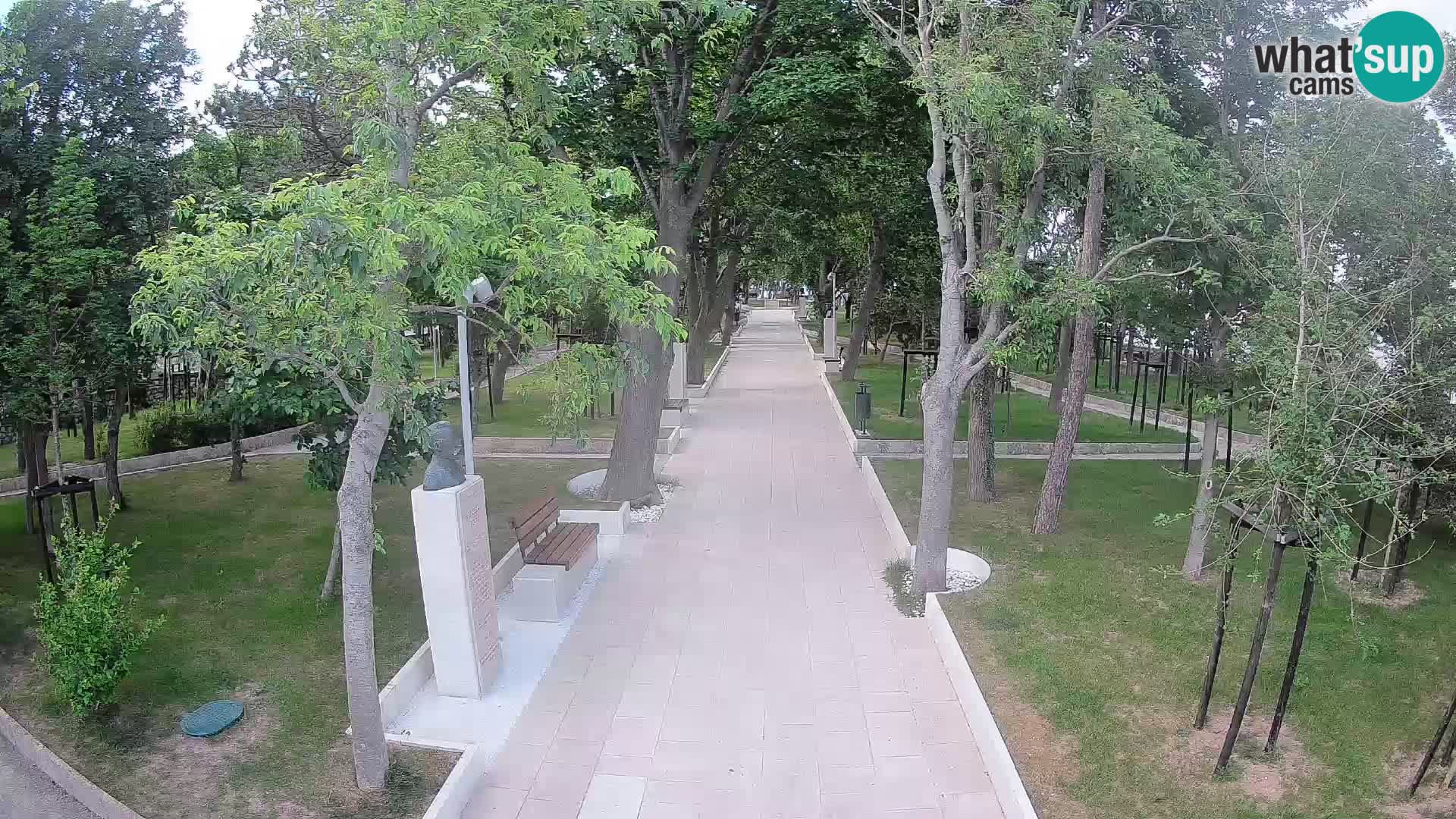 Writers’ Park Webcam Senj – Live by the Sea