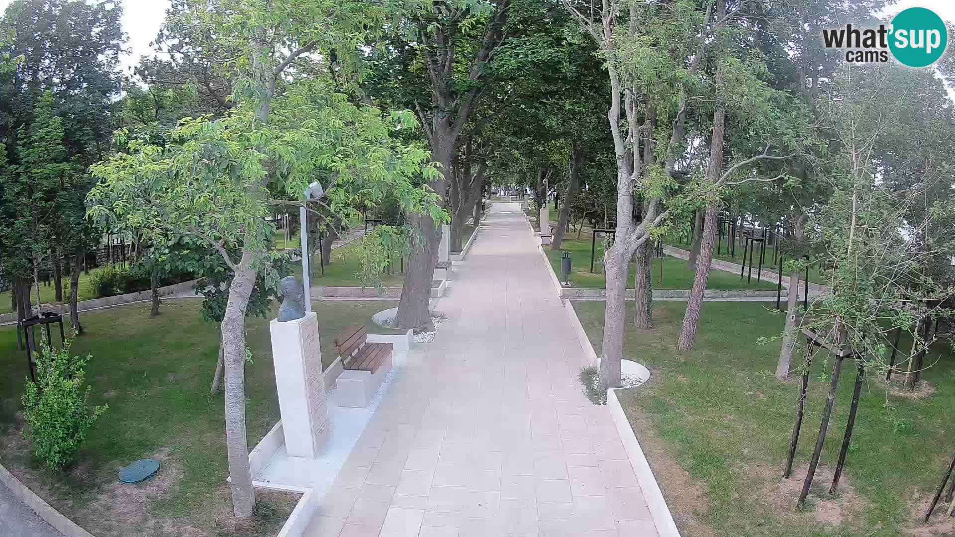 Writers’ Park Webcam Senj – Live by the Sea