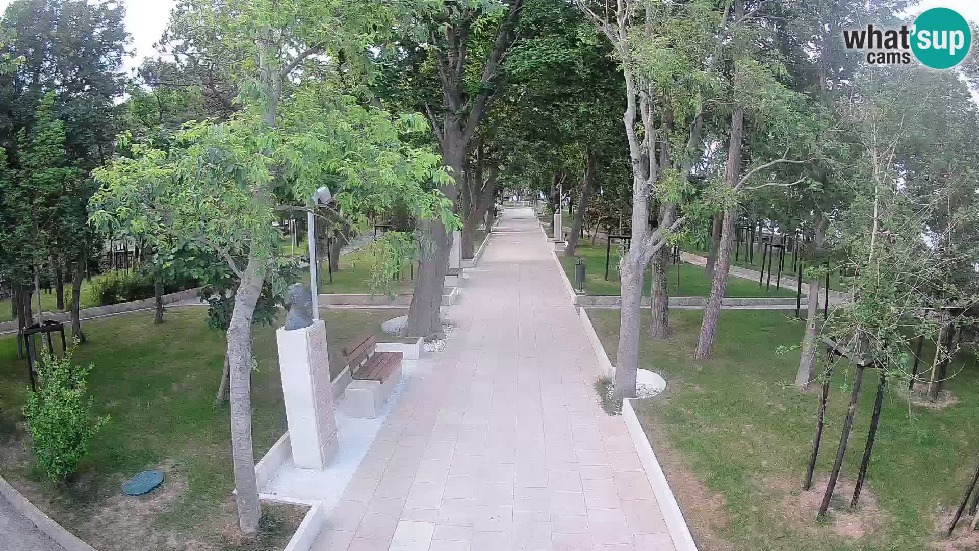 Writers’ Park Webcam Senj – Live by the Sea
