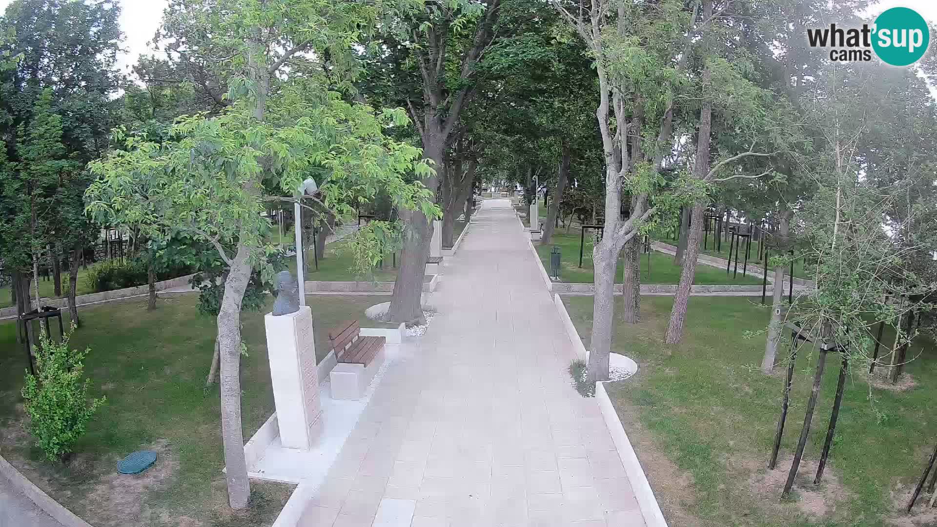 Writers’ Park Webcam Senj – Live by the Sea