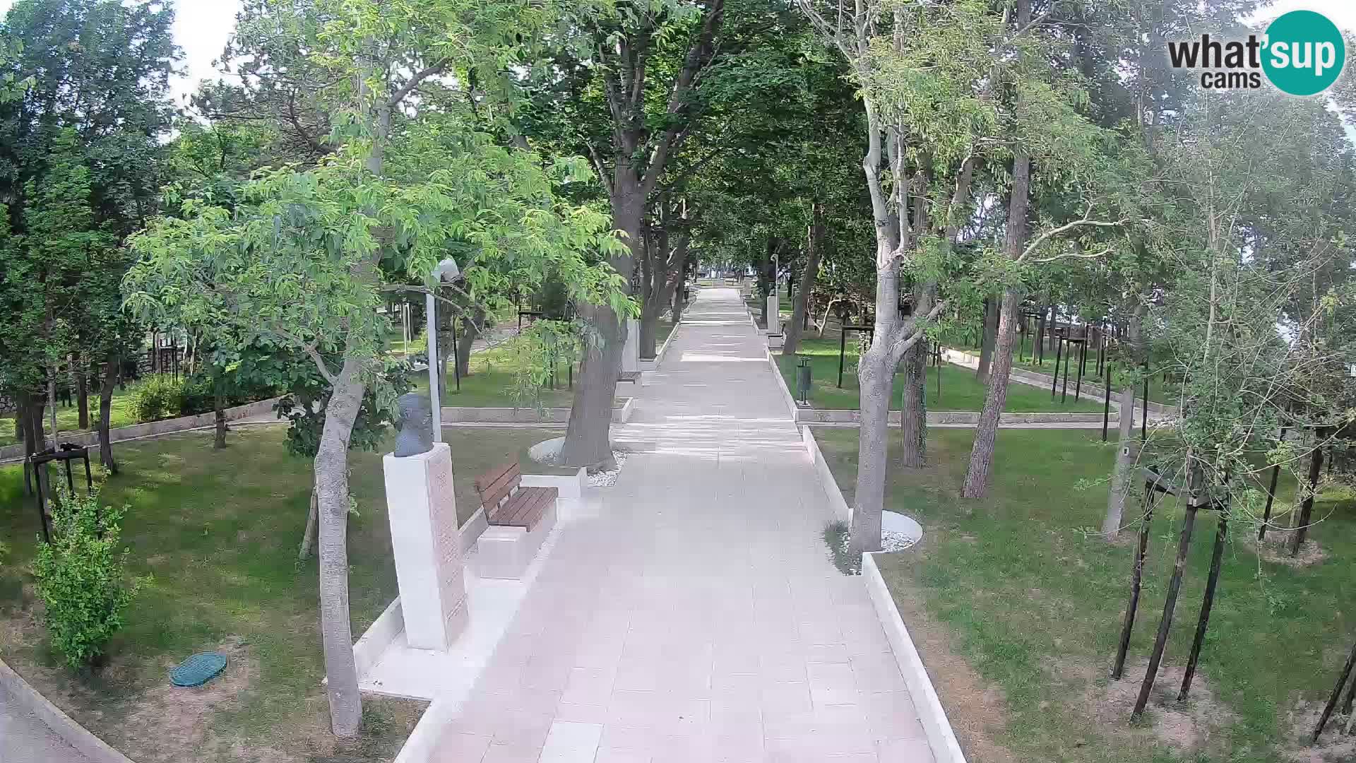 Writers’ Park Webcam Senj – Live by the Sea