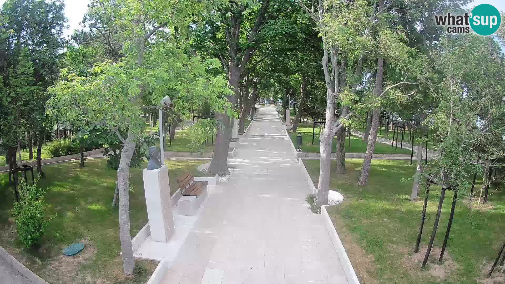 Writers’ Park Webcam Senj – Live by the Sea