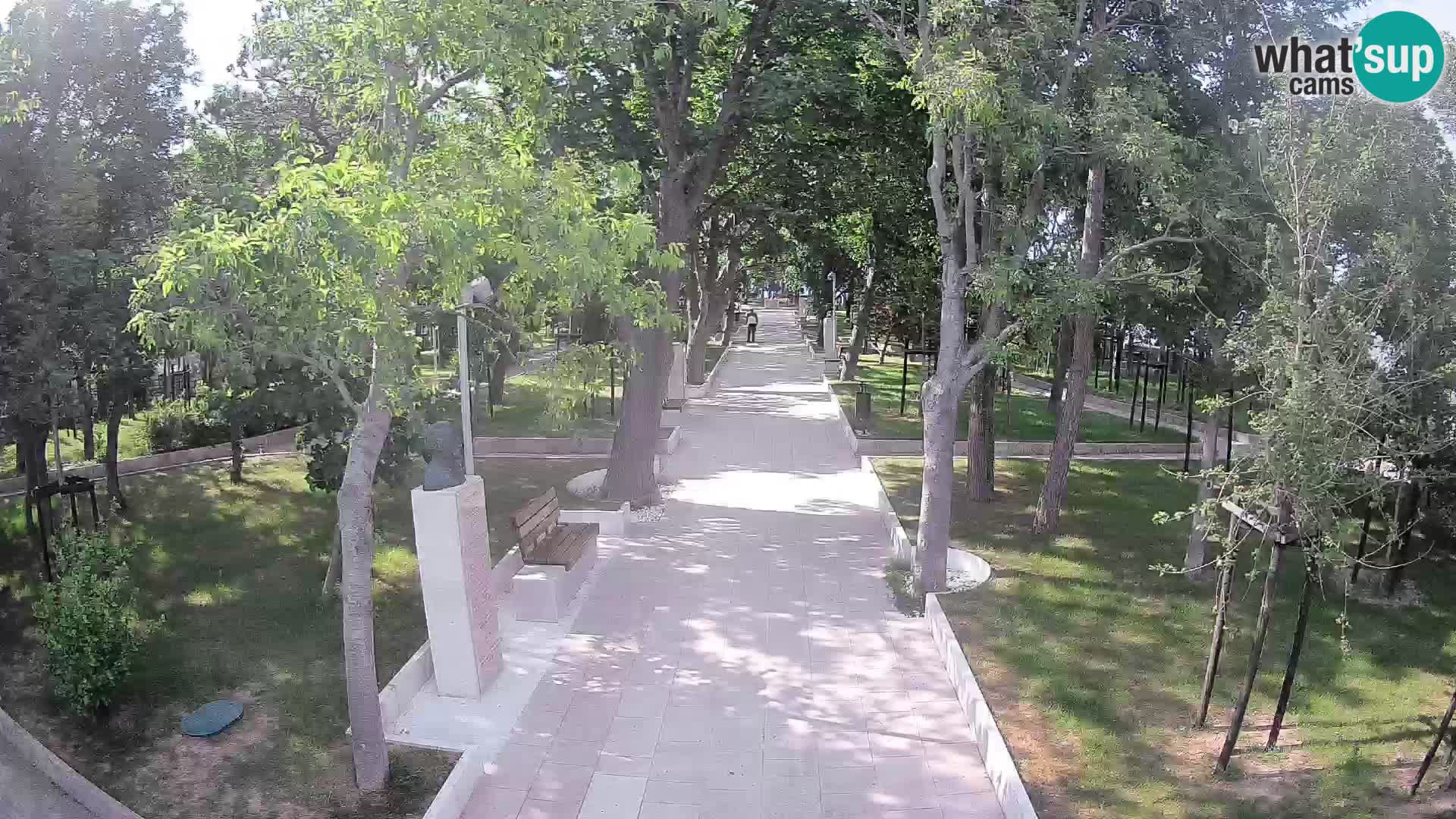 Webcam Schriftstellerpark Senj – Live am Meer