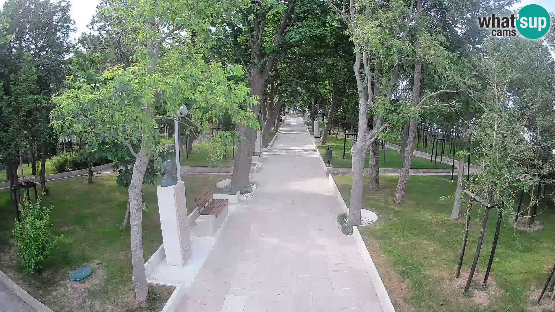 Writers’ Park Webcam Senj – Live by the Sea