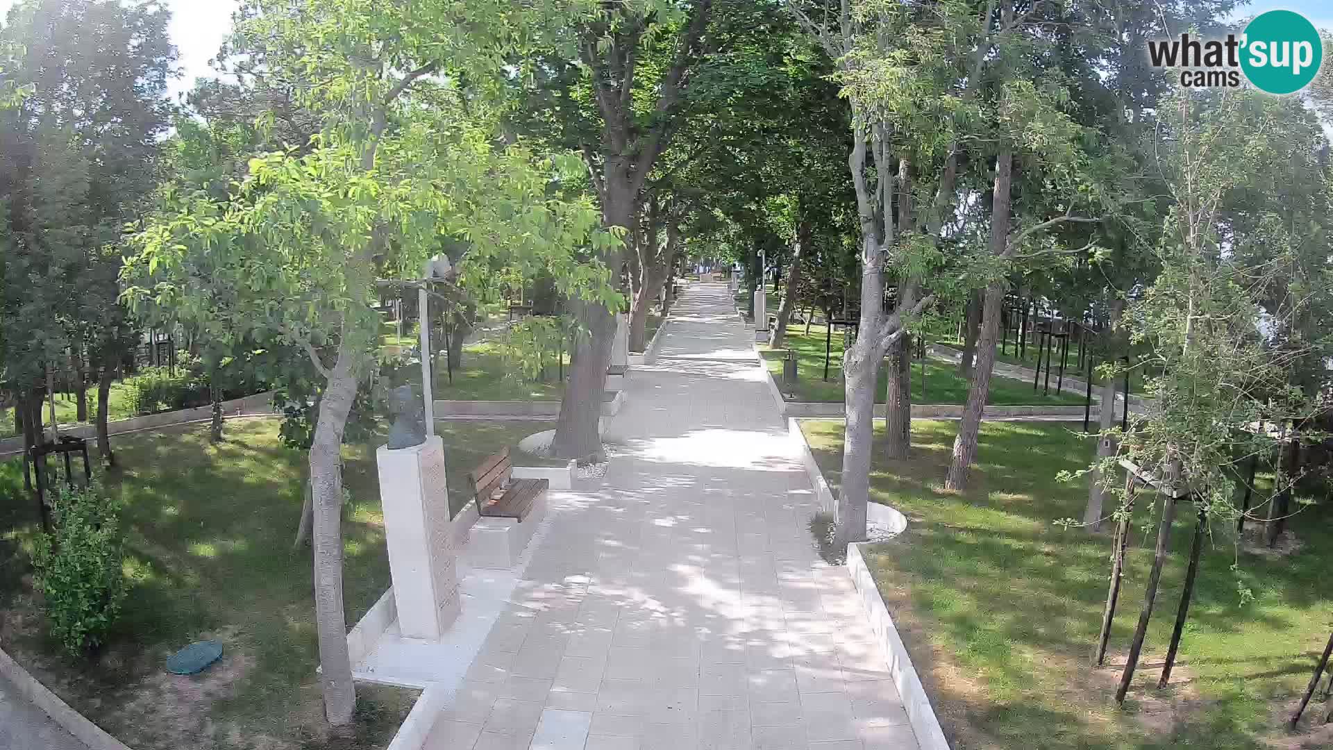Writers’ Park Webcam Senj – Live by the Sea