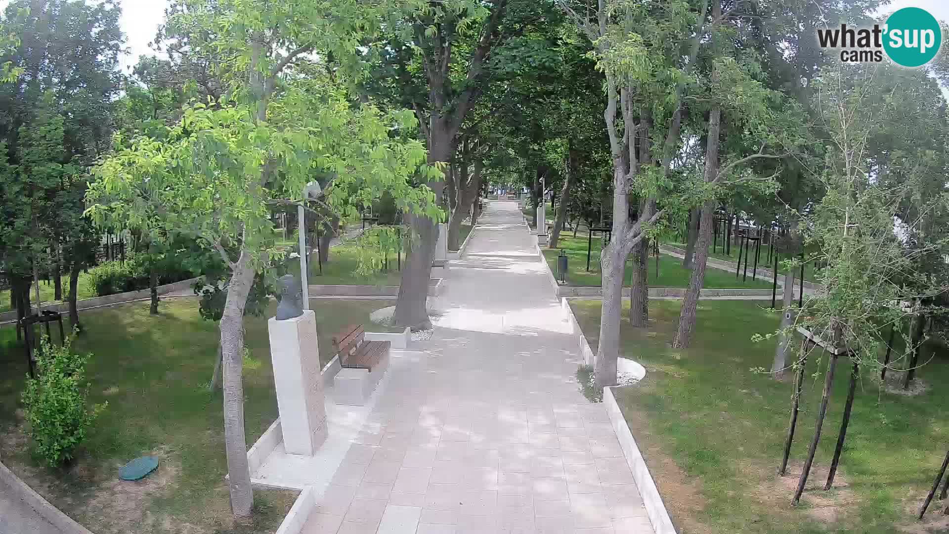 Writers’ Park Webcam Senj – Live by the Sea