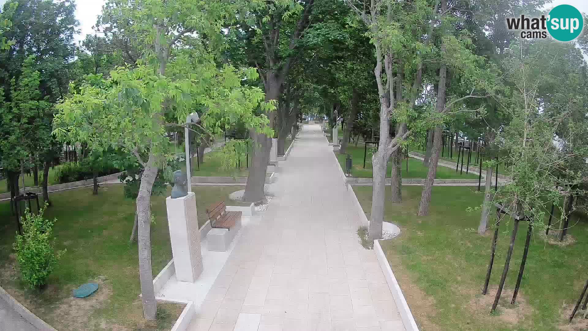 Writers’ Park Webcam Senj – Live by the Sea